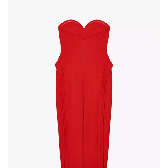 NWT Red Zara Structured Sleeveless Dress Sz. M - Picture 5 of 6